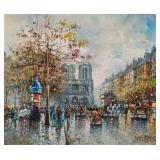 Antoine Blanchard signed oil on canvas