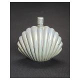 Mexican Sterling silver shell snuff bottle