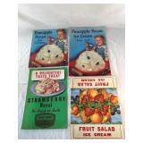 4 vintage ice cream promotional posters