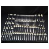 Group of silver plate flatware