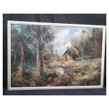 Signed oil painting on canvas