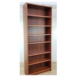 Danish Mid-century teak veneer bookshelf