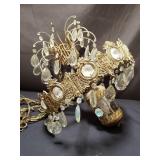 Hollywood Regency style hanging light fixture
