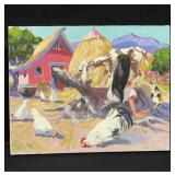 Signed oil on canvas painting by Elbert Price