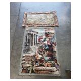 Pair of machine made tapestries