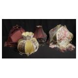 Group of lamp shades