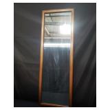 Mid-century modern wall mirror