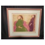 Pencil signed Eng Tay and embossed lithograph