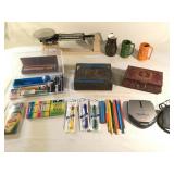 Vintage Westwood Japan tiki mugs, jewelry boxes