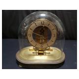 Vintage Keininger & Obergfell brass desk clock