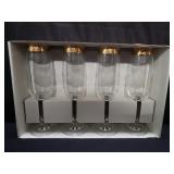 Cellini crystal stemware 4pcs in original box
