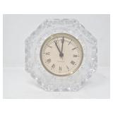 Waterford Crystal quartz table clock