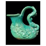 Vintage Chinese Shi Wan Ware ceramic pitcher