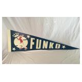 Funko baseball pennant flag store display sign