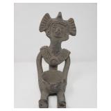 Pre Columbian style terracotta figurine