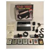 Vintage Atari 7800 video game console bundle