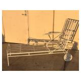 Mid century modern bel air Wrought iron lounge