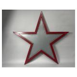 Large hanging steel star 43"h x 45"l