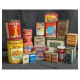 Collection of vintage tins