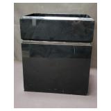 Acrylic waste basket