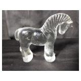 Kosta Boda Swedish glass horse