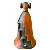 Estella Loretto signed Native American sculpture