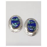 Native American sterling silver earrings with