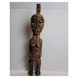 Vintage African carved wood female Chibola