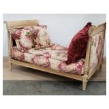 Louis XVI-style daybed with with feather