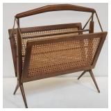 Cesar Lacca Mid-century Modern walnut magazine