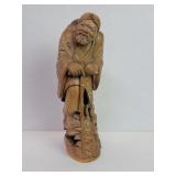 Vintage Asian carved wood figure