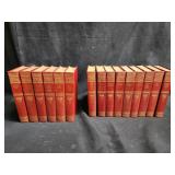 Group of vintage harvard classic books