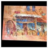 Signed oil painting on canvas