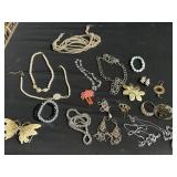 Group of costume jewelry