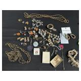 Group of costume jewelry