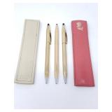 Three cross 1/20 10k gold filled ball pens