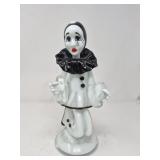 Hand blown studio art glass clown figurine