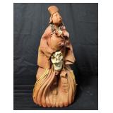 Terracotta  native American sculpture