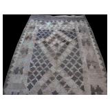 Vintage hand-woven Oriental rug
