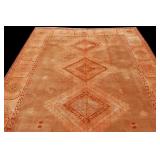 Vintage hand-knotted Turkish Oriental rug
