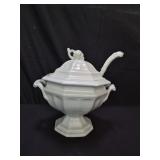 Vintage red cliff iron stone tureen