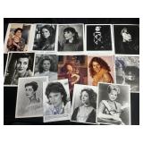 Group of vintage signed celebrity photos