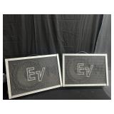 Pair of Electro voice FM12-2A 2 way floor