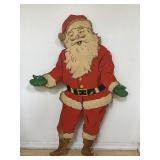 Vintage hand-accented print on board of