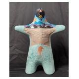 Native American style ceramic bear