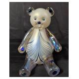 Stuart Abelman pulled feather art glass bear