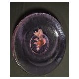 Art glass goldfish center bowl