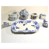 Vintage ceramics Royal Crownford, Blue Onion