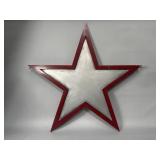 Large hanging steel star 43"h x 45"l