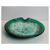Vintage hand blown glass bowl